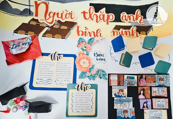 THCS – MĐ | MCER SÁNG TẠO BÁO TƯỜNG, VIẾT THƠ TRI ÂN THẦY CÔ
